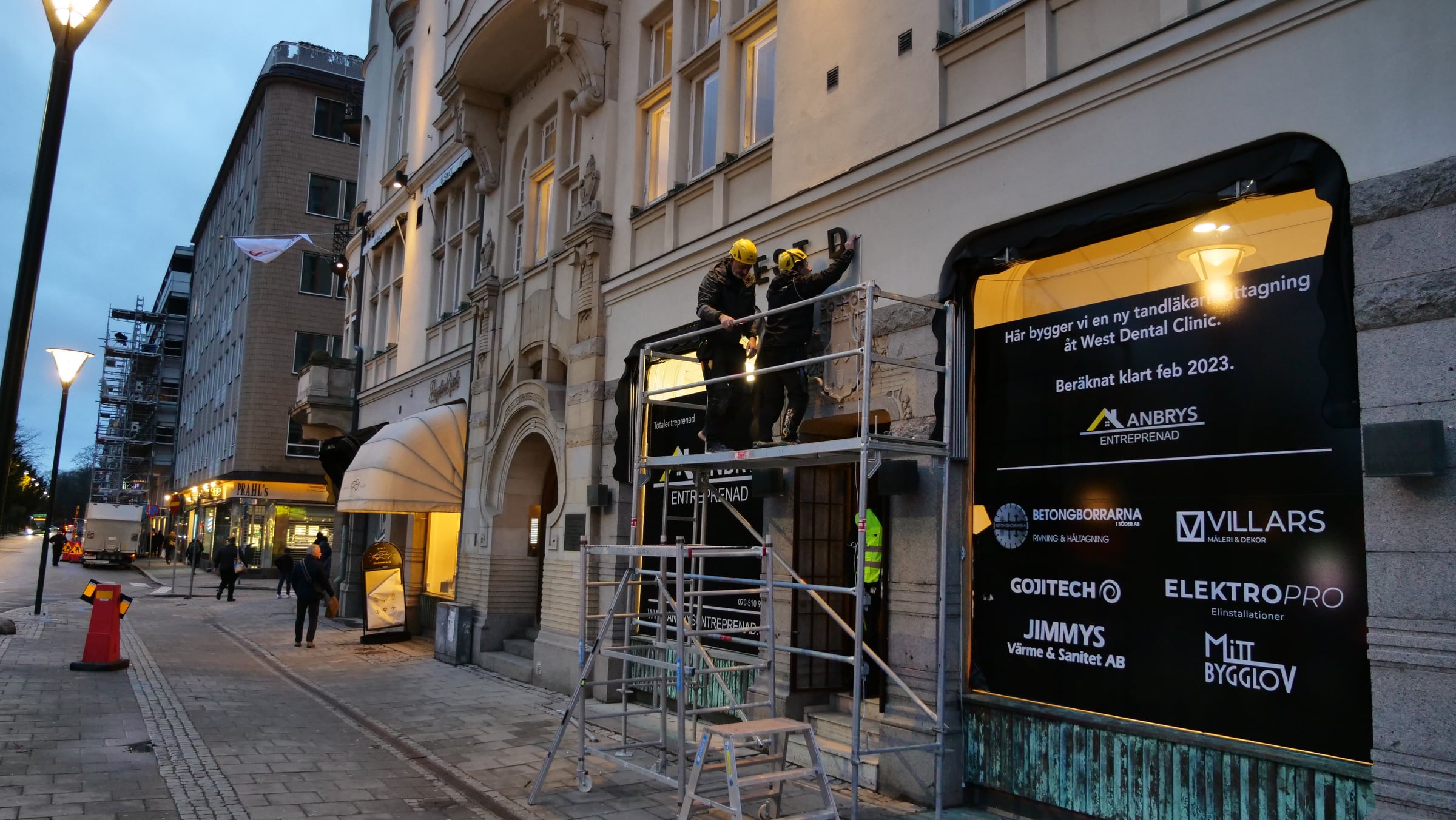 Fasadskylt · 3D-bokstäver för West Dental i Malmö – foto 9 av 21